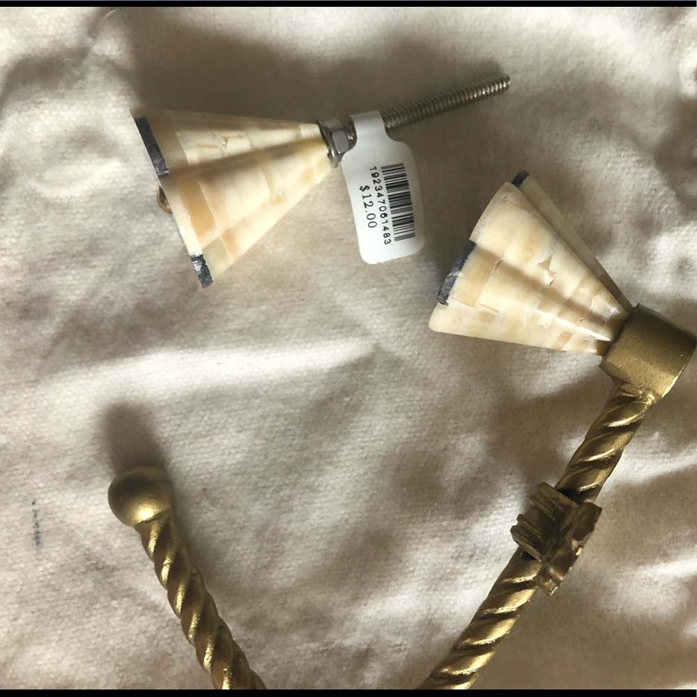 Anthropologie Wall Hook & Drawer Pull Knob New